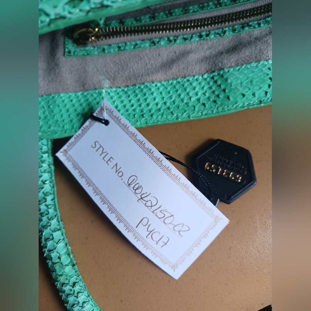 NWT Nancy Gonzalez Genuine Python Bivittatus Shou… - image 4